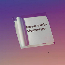 La libretita rosa viejo Vermeyo