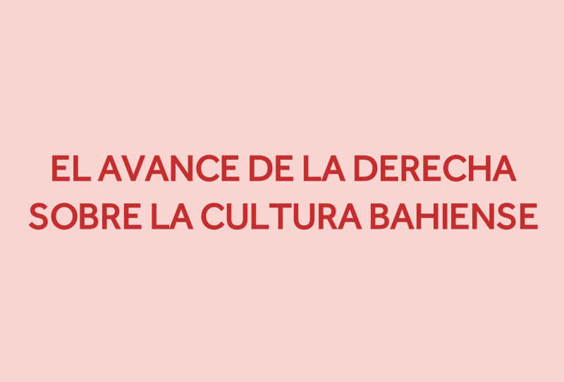 ¿Qué pasa con la cultura en nuestra ciudad?